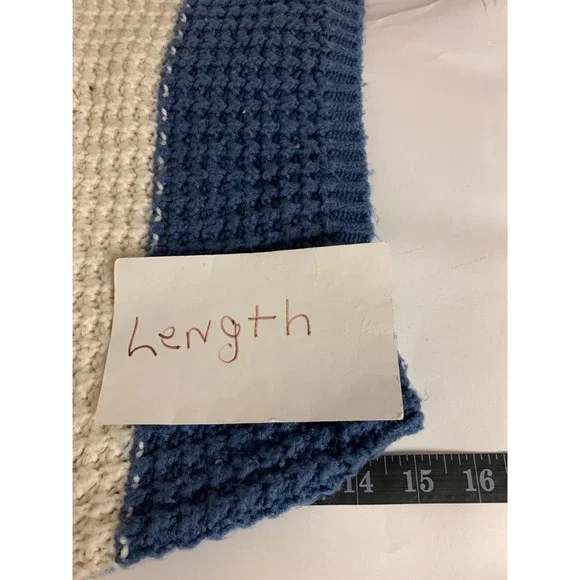 Aeropostale Womens Sweater Size XS Colorblock Open Knit Cropped Twee Schoolgirl - Picture 8 of 10